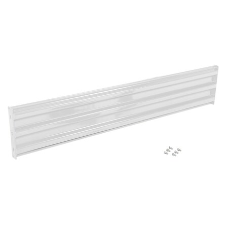 Vestil Bolt-On Style Guard Rail 7 Ft White GR-F3R-BO-7-WT